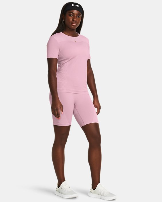 Shorts UA Vanish Elite Seamless da donna, Pink, pdpMainDesktop image number 2